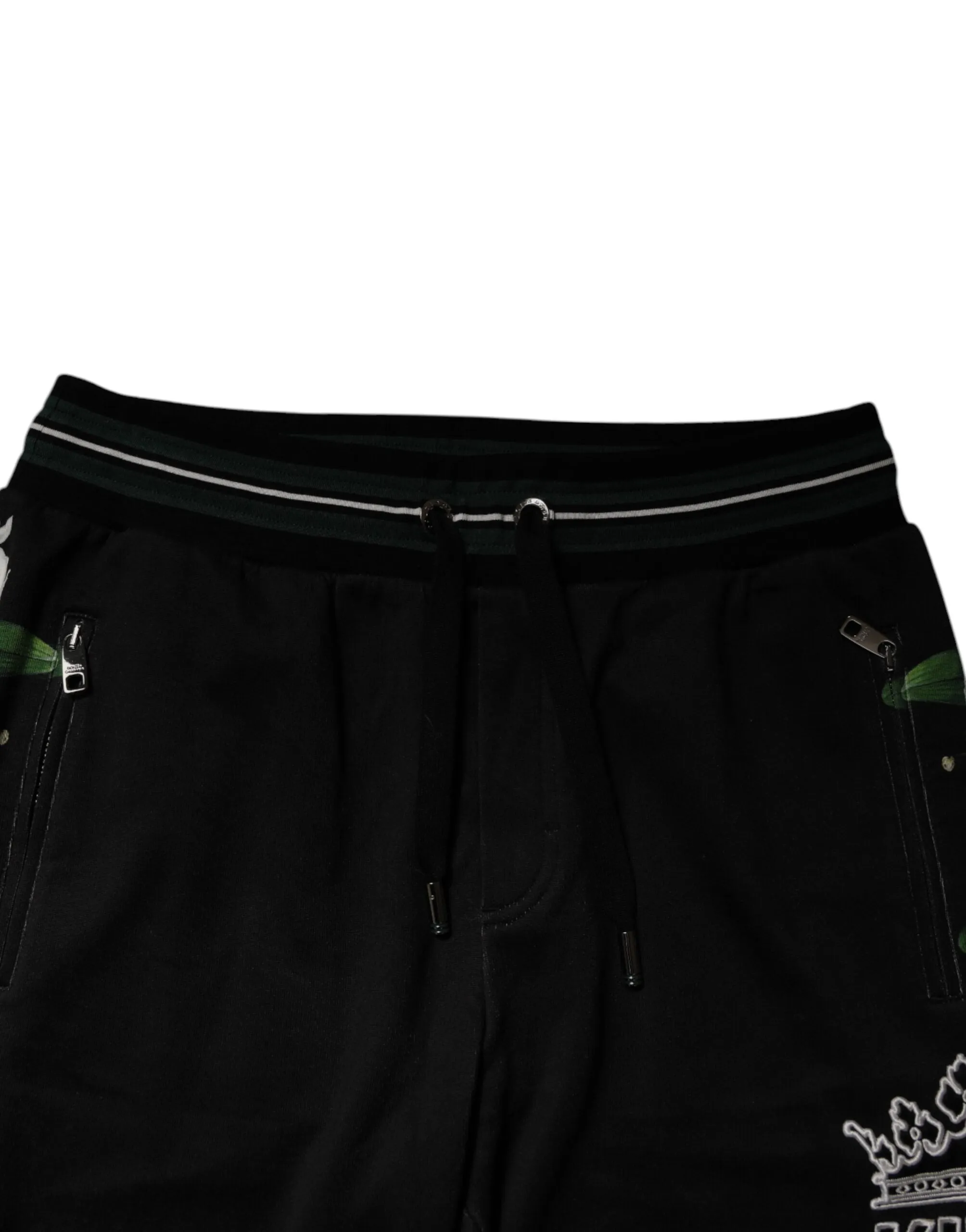 Black Floral King Men Jogger Sweatpants Pants