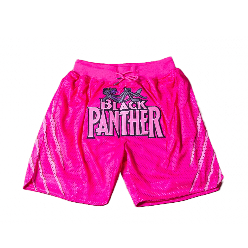 BLACK X  PINK PANTHER BASKETBALL SHORTS PINK