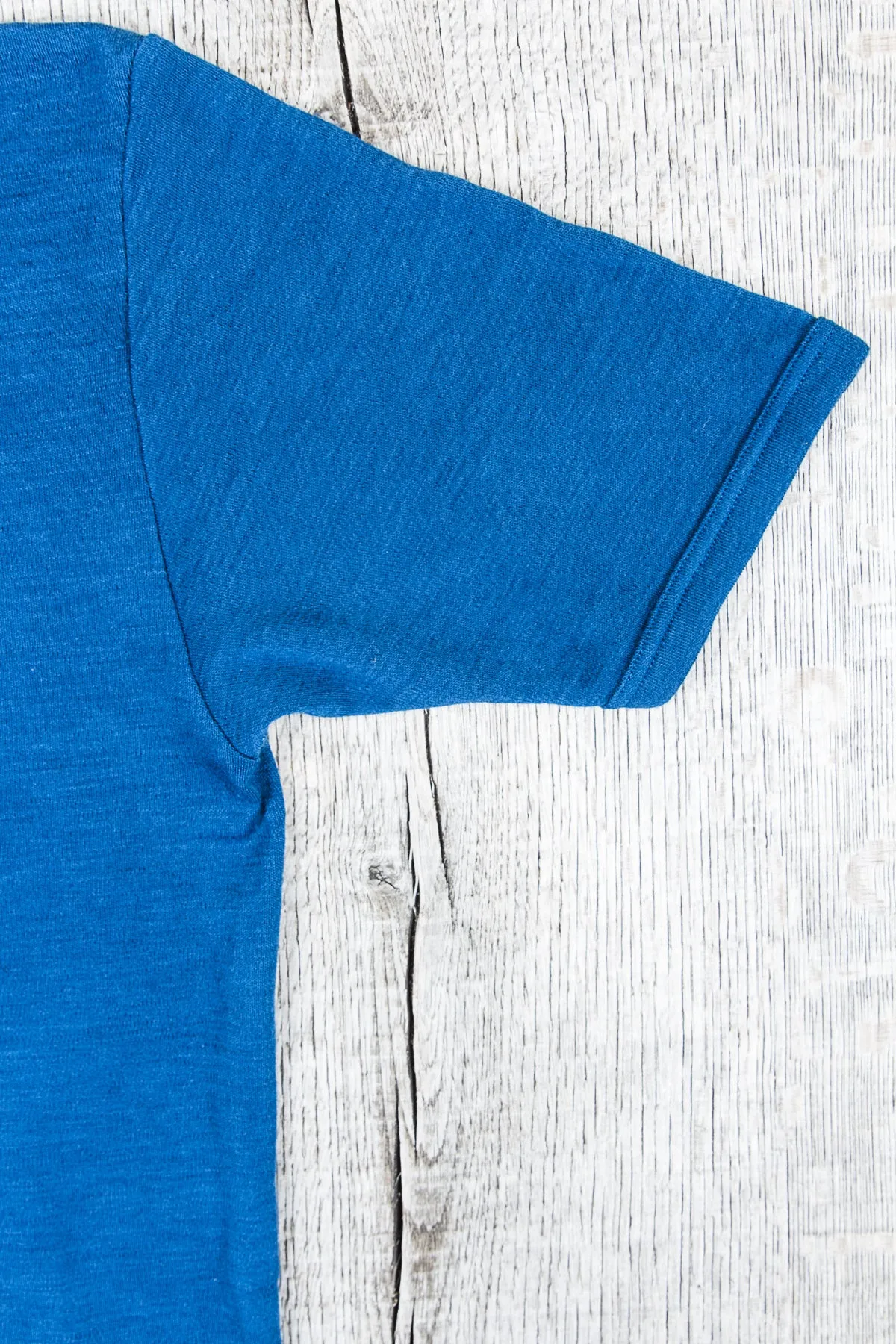 Blue Highway Clothing Indigo Dyed Wool T-Shirt Made in Sweden