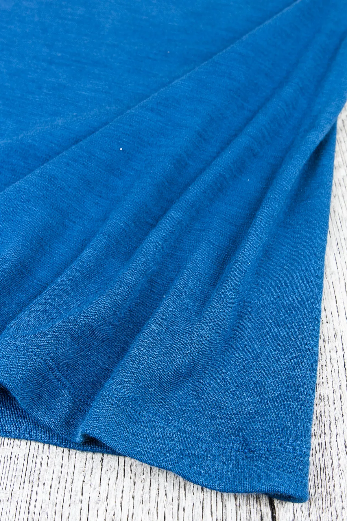 Blue Highway Clothing Indigo Dyed Wool T-Shirt Made in Sweden