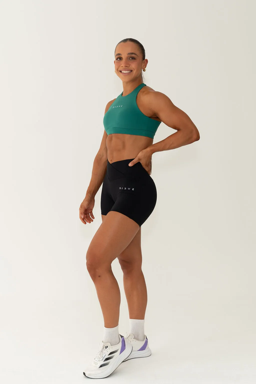 Born to Sirve shorts in Black