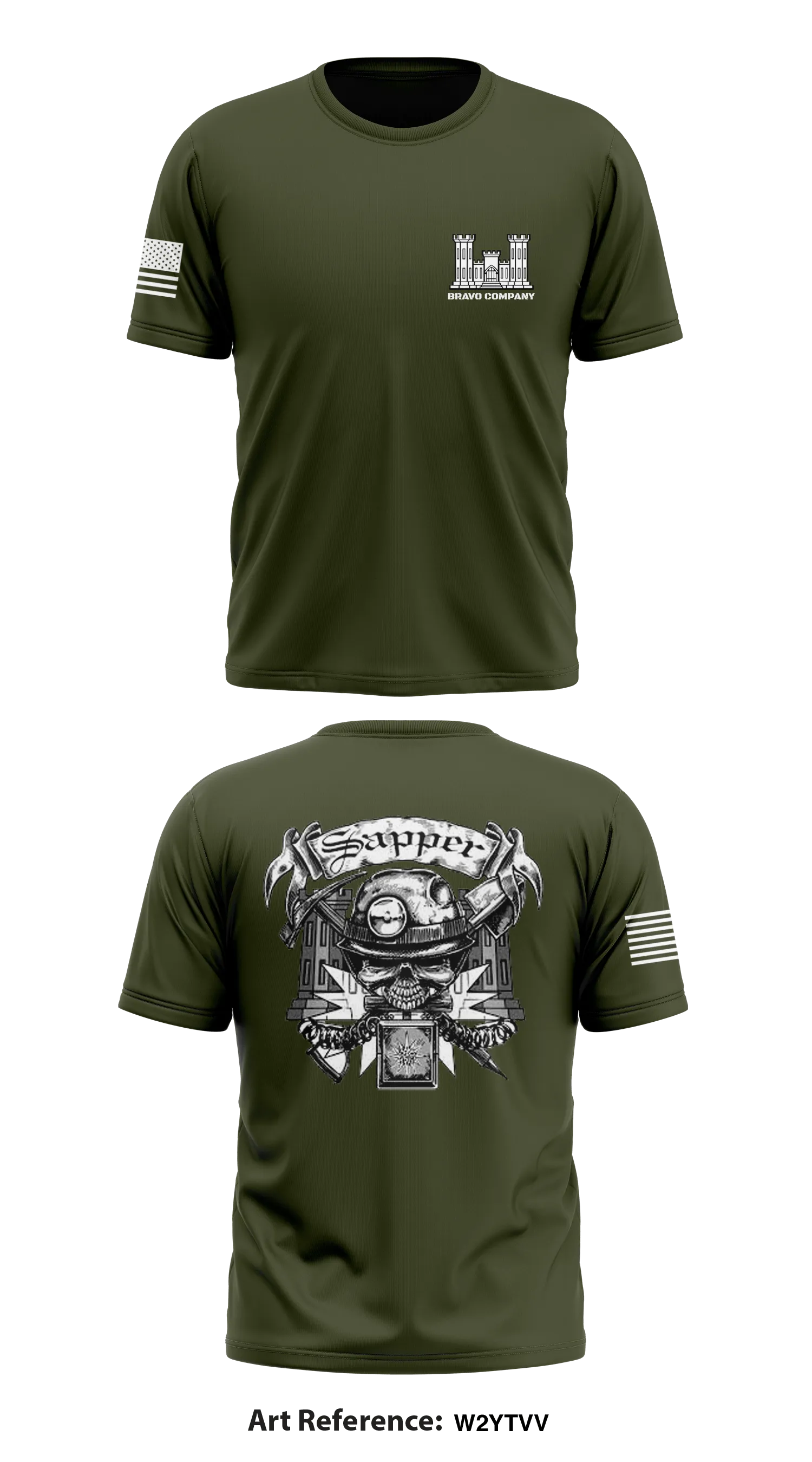 Bravo Company1 Core Men's SS Performance Tee - w2YtvV