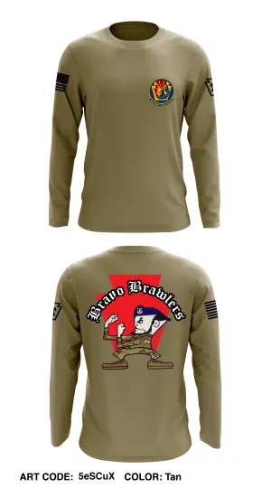 Bravo Flight, 111th Security Forces Squadron Core Men's LS Performance Tee - 5eSCuX