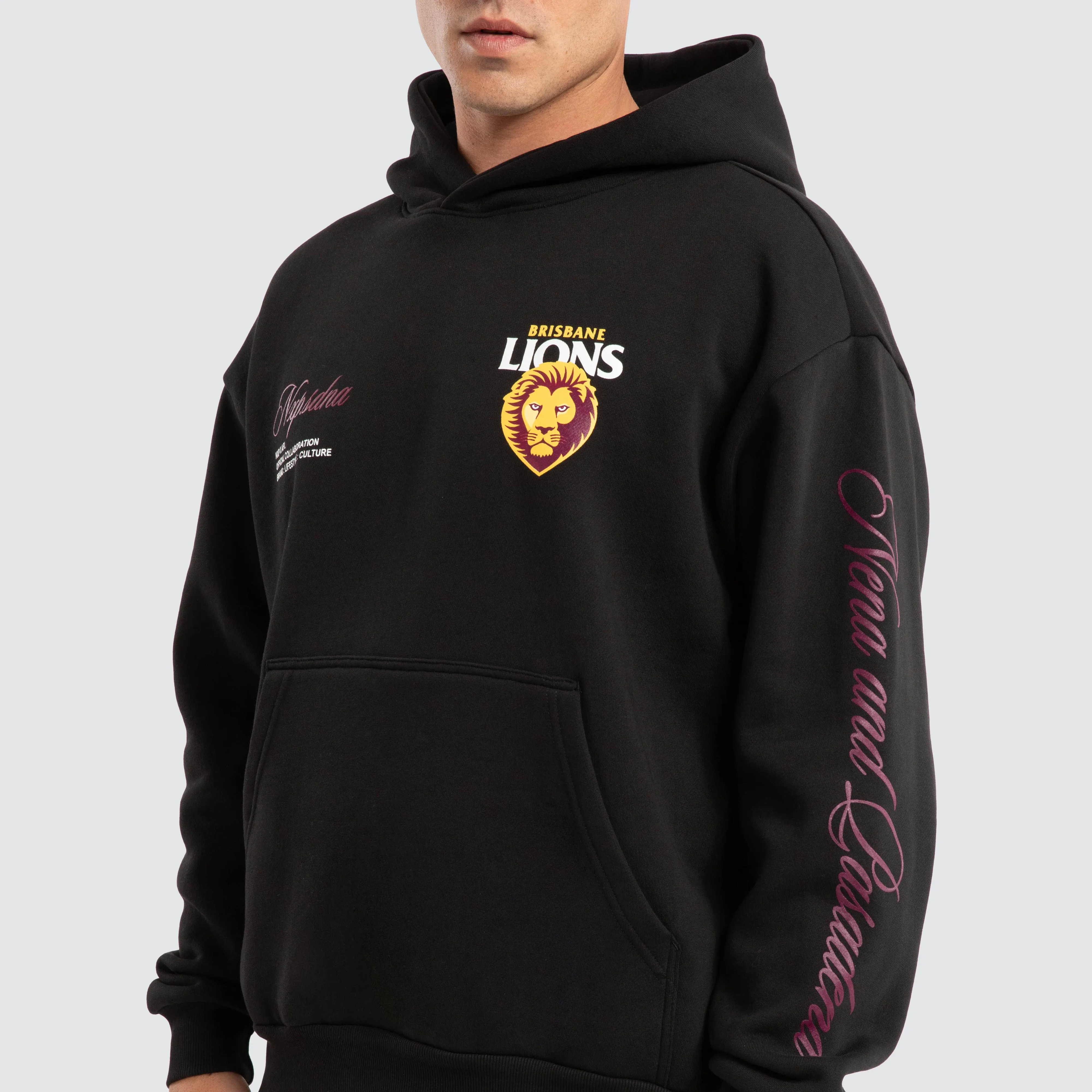 Brisbane Lions AFL Season Hoodie Jet Black
