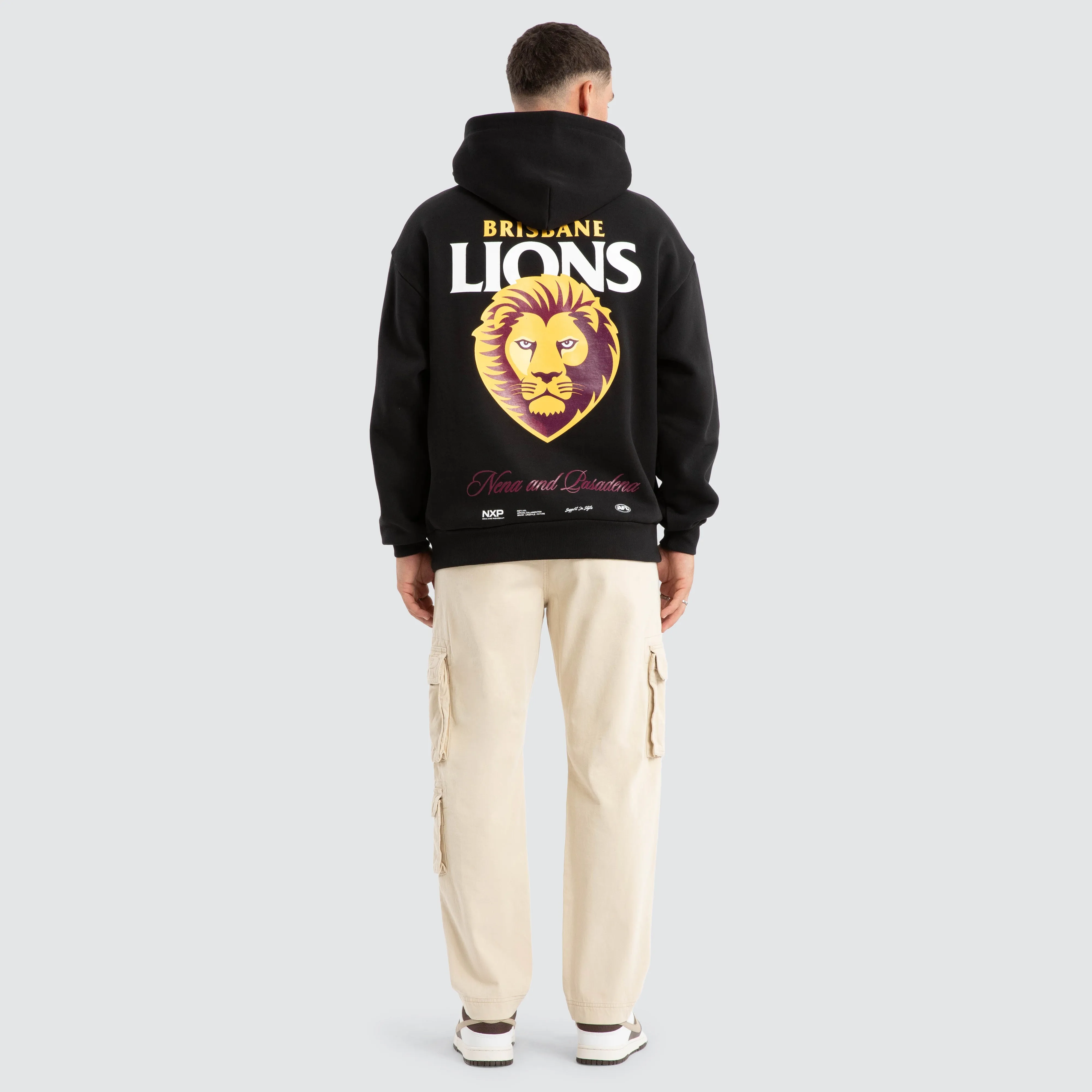 Brisbane Lions AFL Season Hoodie Jet Black