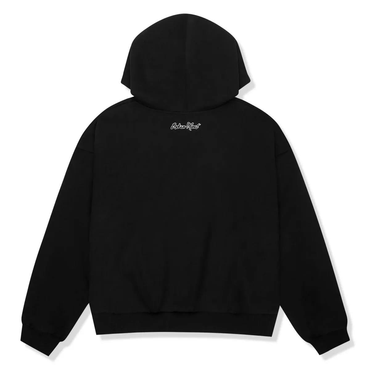 BROKEN PLANET SUN ZIP UP HOODIE ‘MIDNIGHT BLACK’