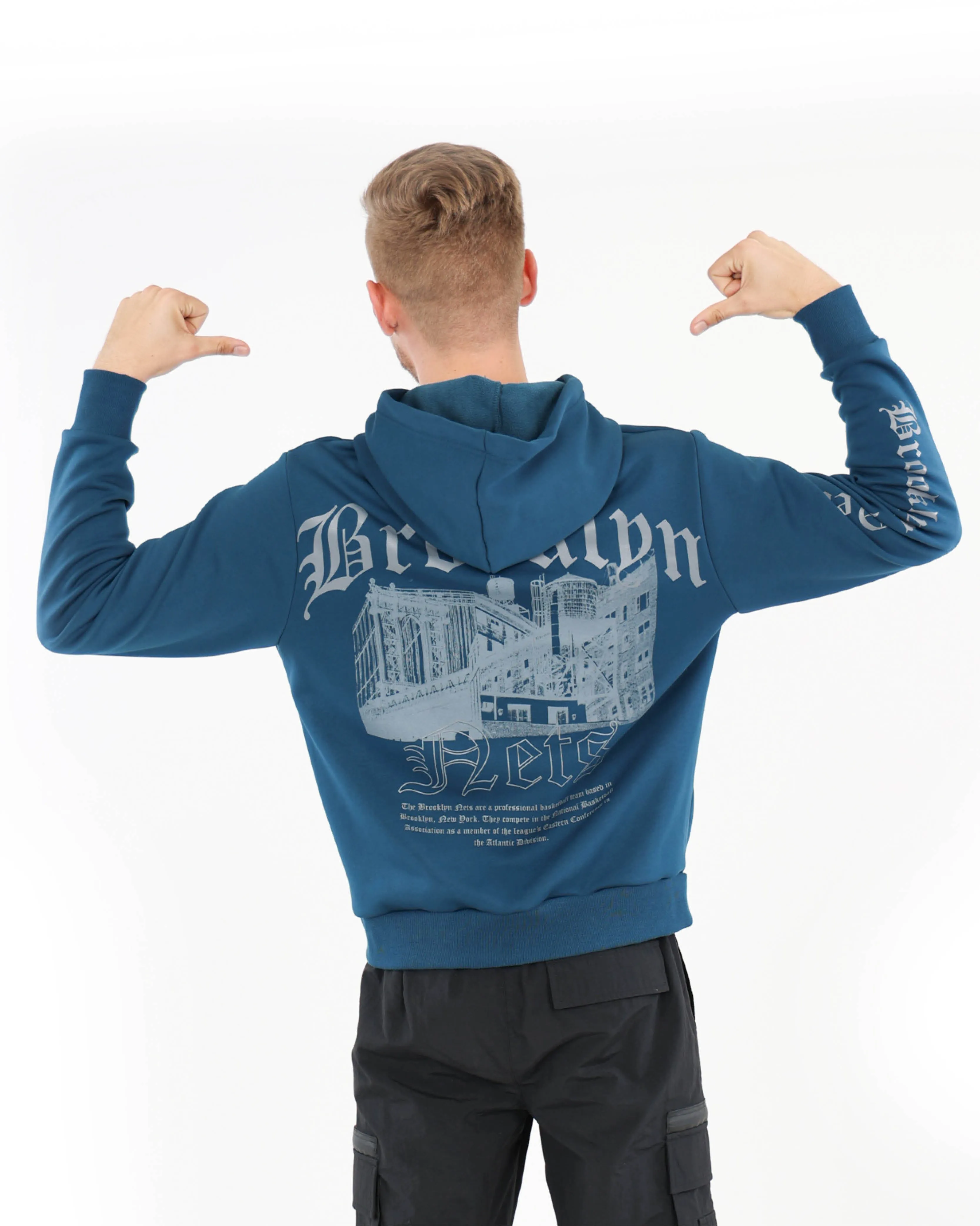 Brooklyn Nets Zip-Up Hoodie