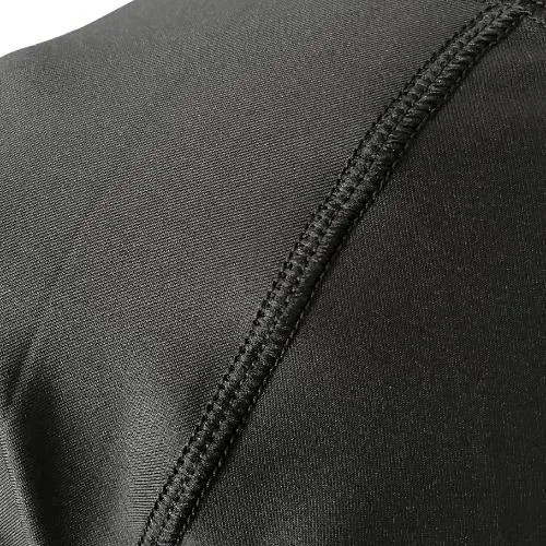 BRUCE BOLT Long Sleeve Performance T-Shirt with Reflective Bolt - BLACK
