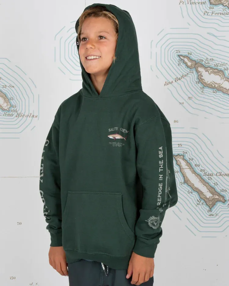 Bruce Boys Hood Fleece - Alpine