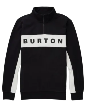 Burton Mens Lowball Quarter-Zip Fleece - True Black