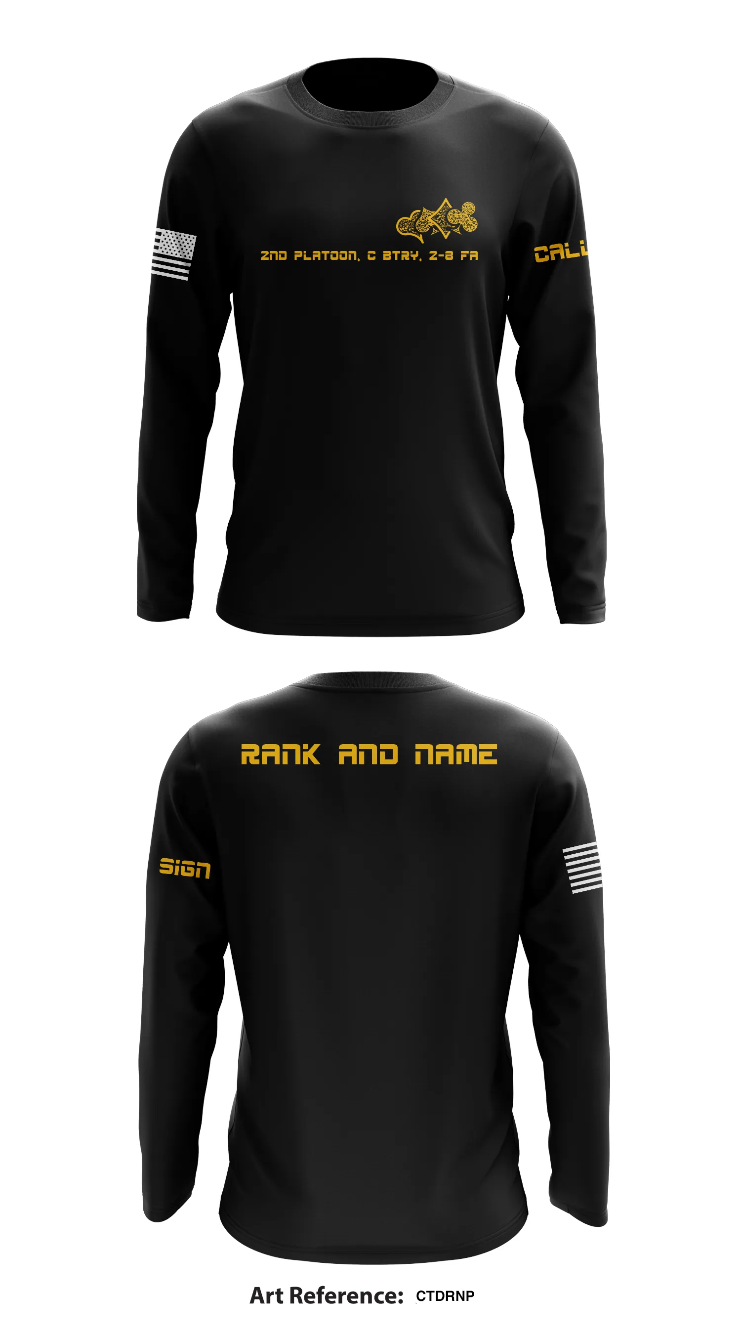 C Btry 2-8 FA  Store 1  Core Men's LS Performance Tee - CTdrNp