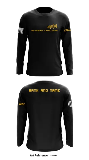 C Btry 2-8 FA  Store 1  Core Men's LS Performance Tee - CTdrNp