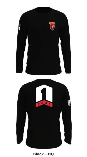 C CO 2nd BN 3RD SFAB Store 1 Core Men's LS Performance Tee - ~HQ
