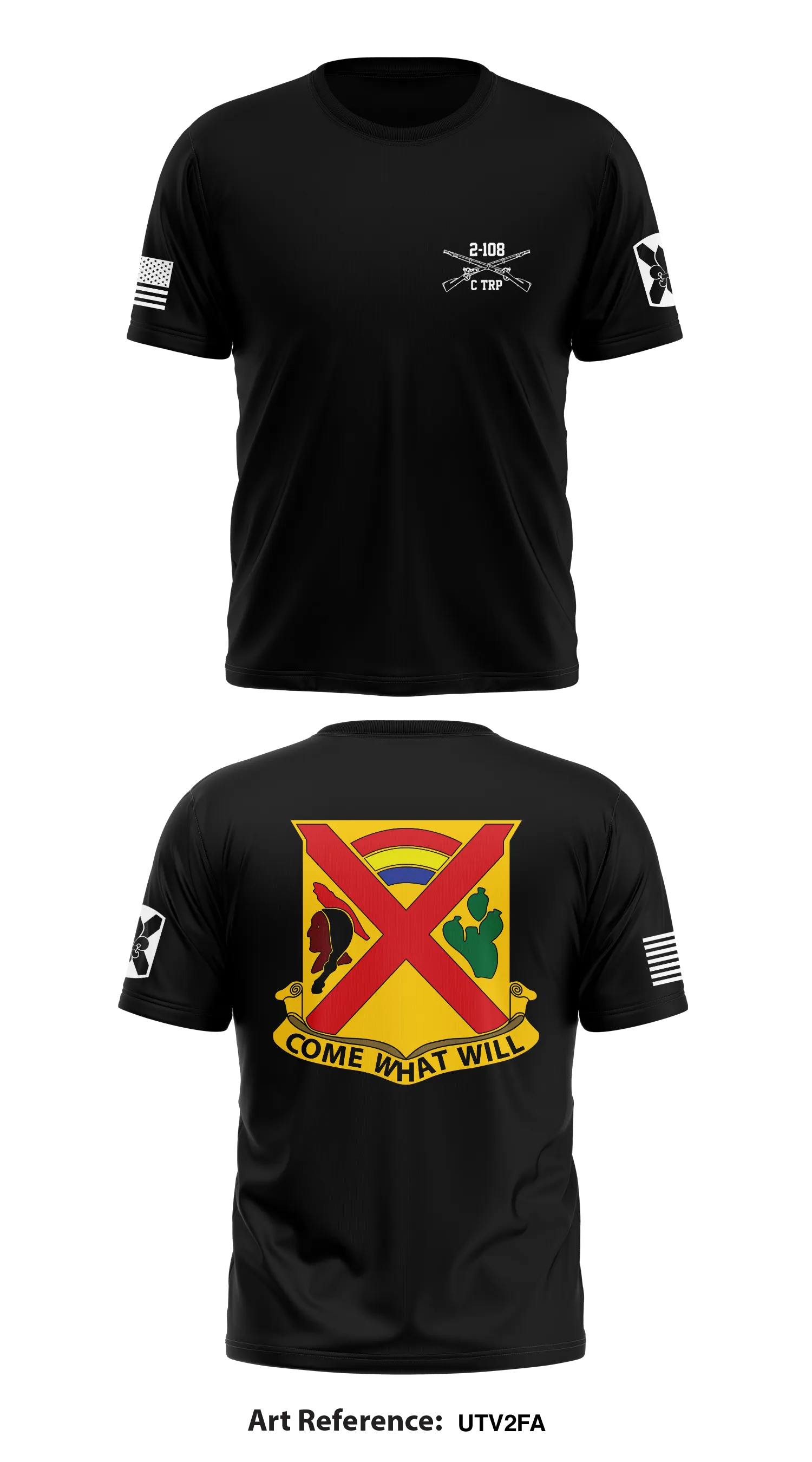C TRP, 2-108 CAV Store 1 Core Men's SS Performance Tee - UTv2fA
