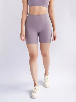 Cadence 6" Biker Shorts- Lilac