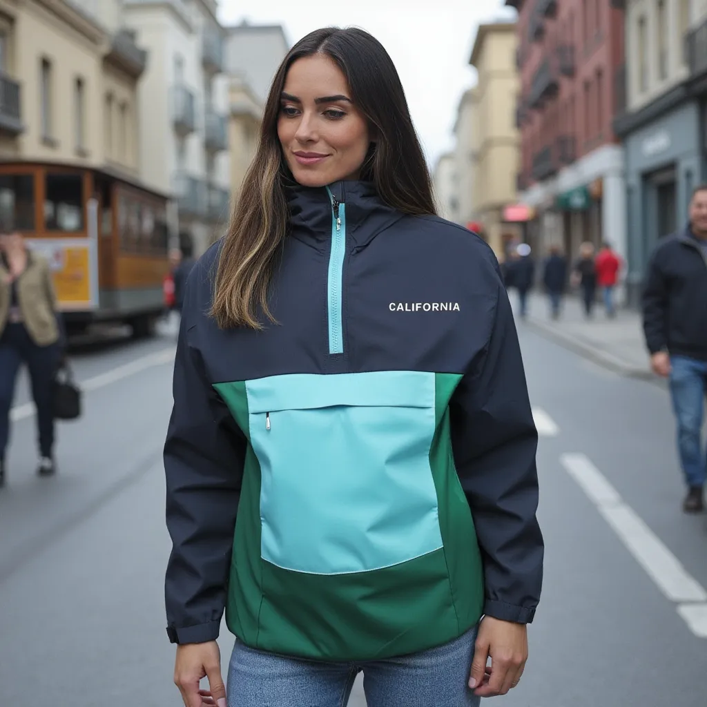 California Colorblock Windbreaker