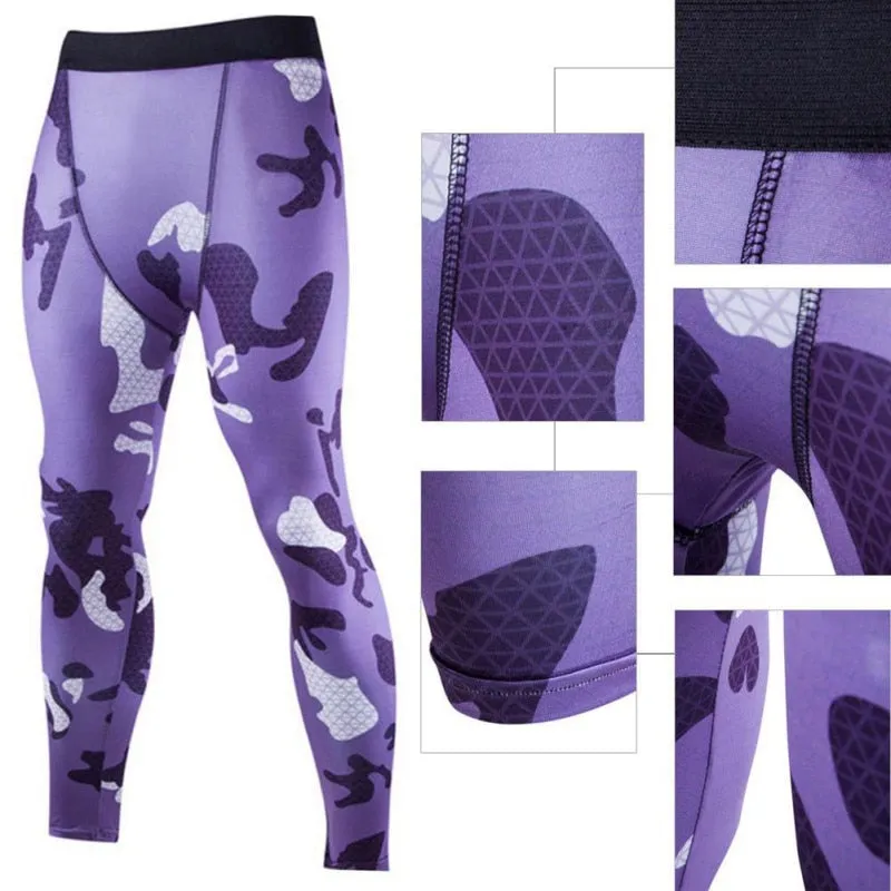 Camouflage Mens Compression Pants
