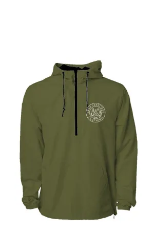 camp conscious - lightweight pullover windbreaker - embroidered
