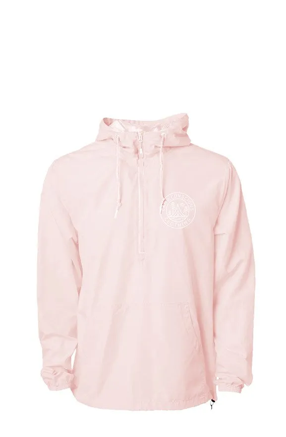 camp conscious - lightweight pullover windbreaker - embroidered