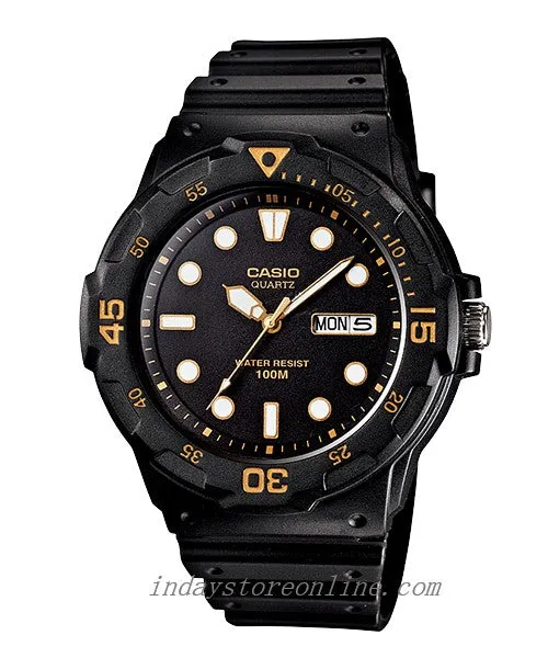 Casio Analog Men's Watch MRW-200H-1E Resin Glass Black Resin Strap Watch
