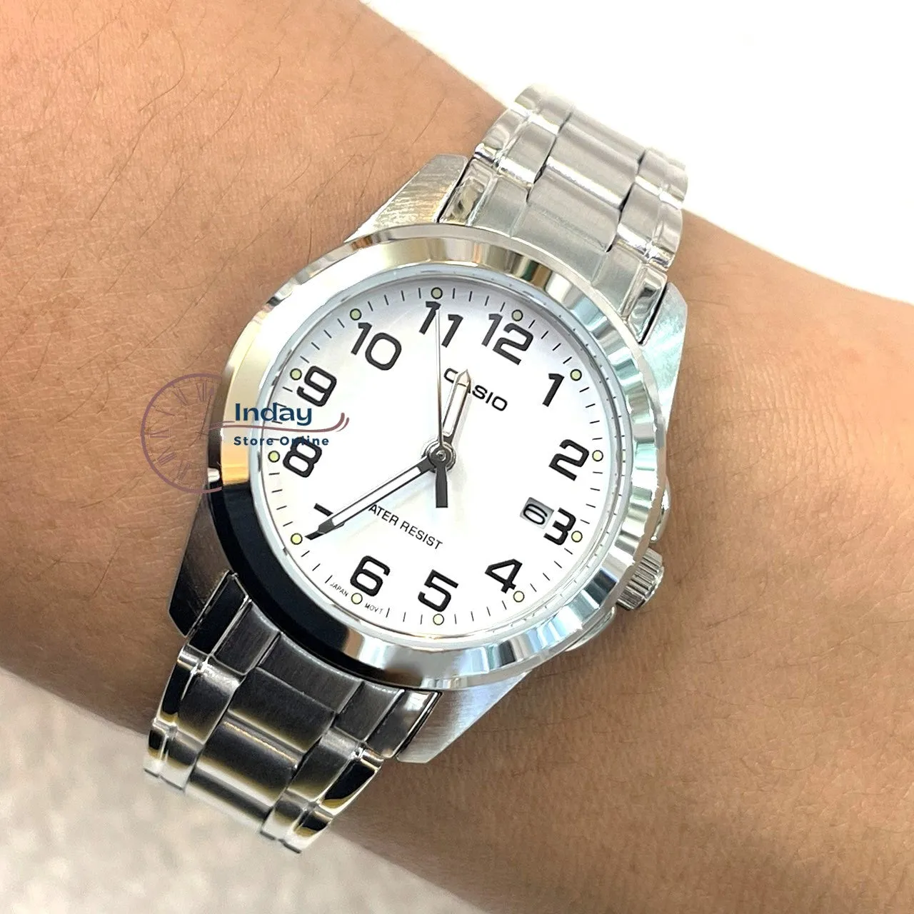 Casio Fashion Women's Watch LTP-1215A-7B2 Silver Stainless Steel Band
