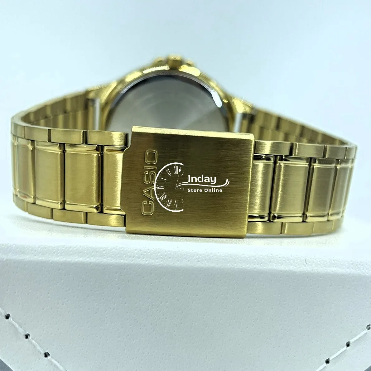 Casio Standard Men's Watch MTP-V300G-7A Gold Plated Stainless Steel Mineral Glass