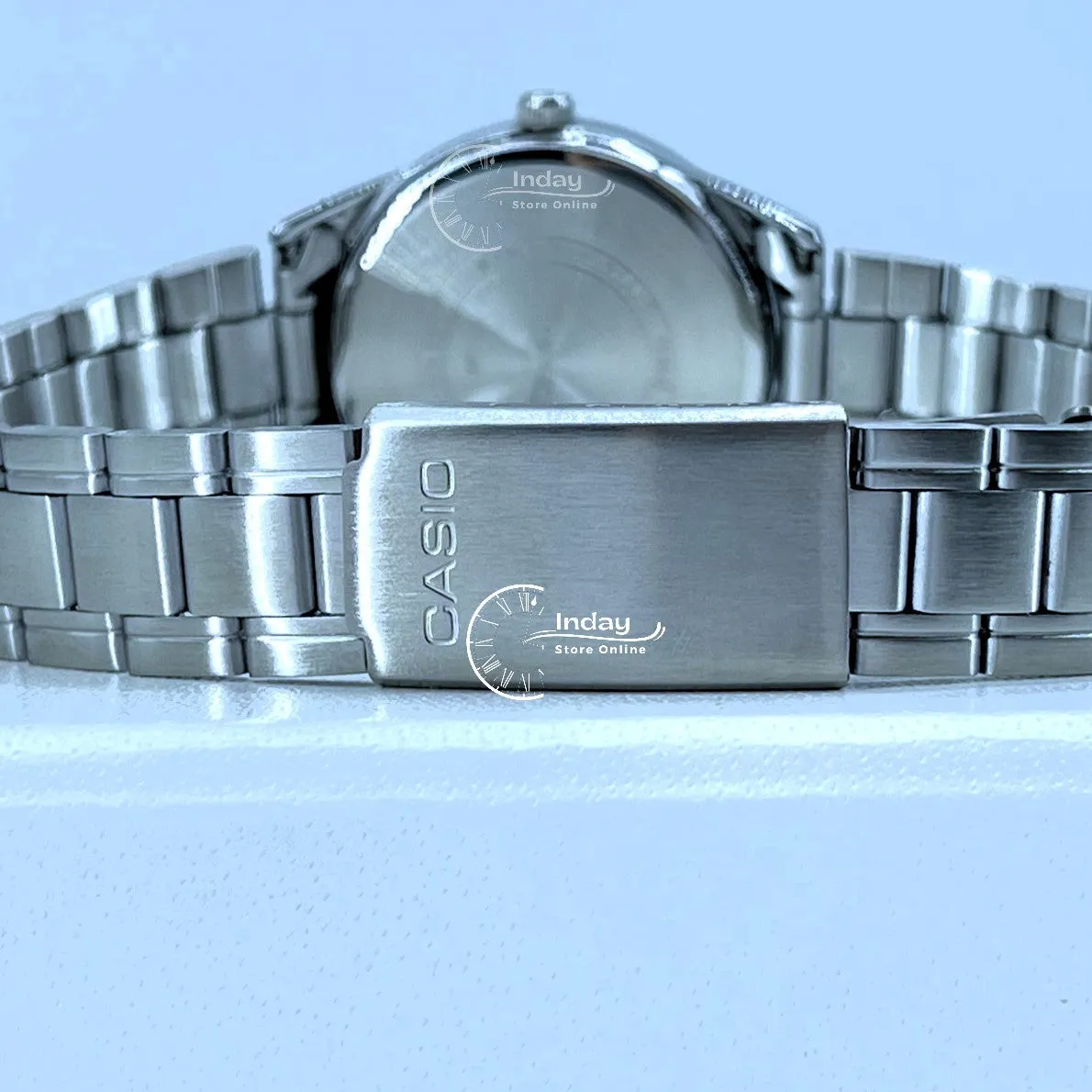 Casio Standard Women's Watch LTP-V005D-2B Silver Plated Stainless Steel Strap