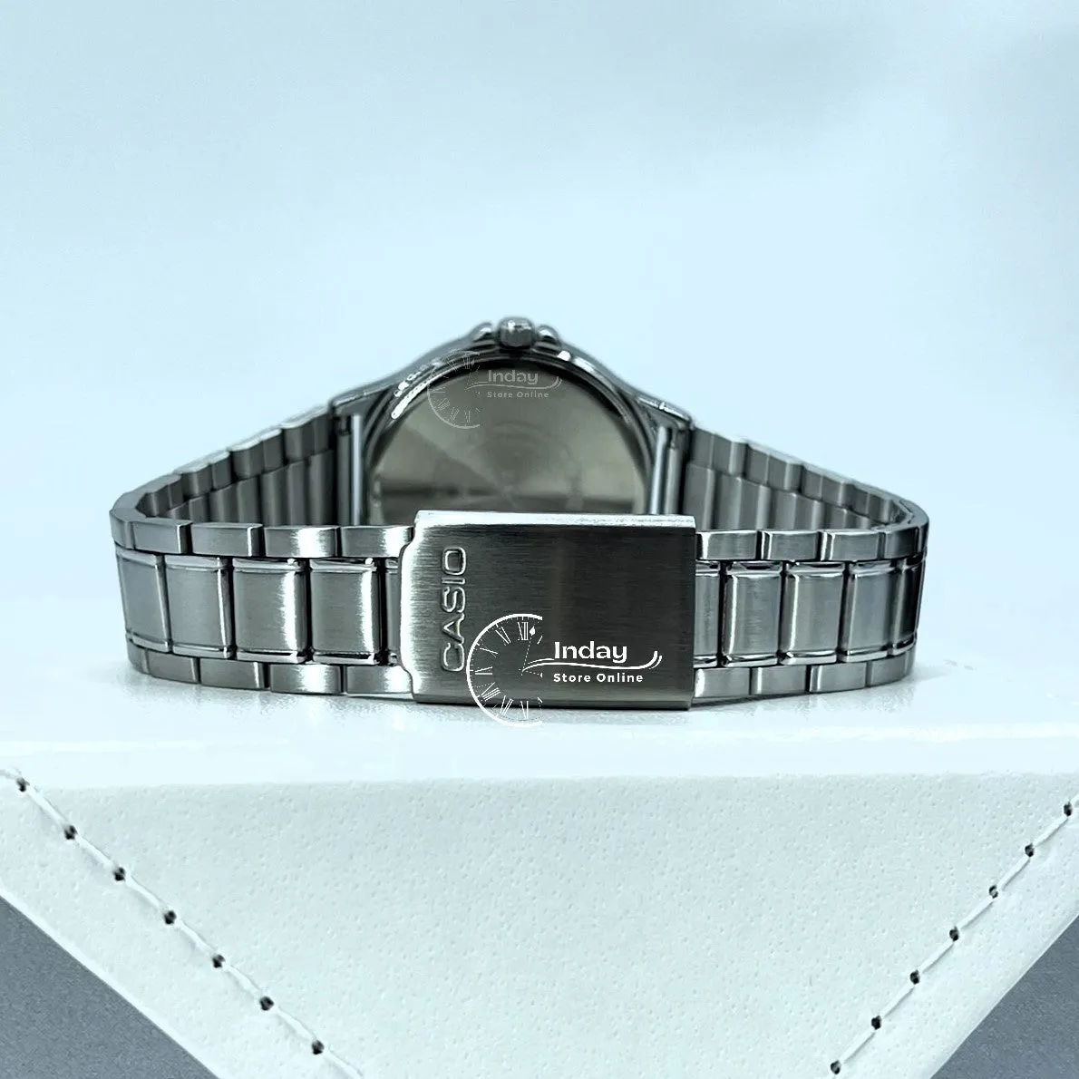 Casio Standard Women's Watch LTP-V300D-4A Silver Plated Stainless Steel Strap