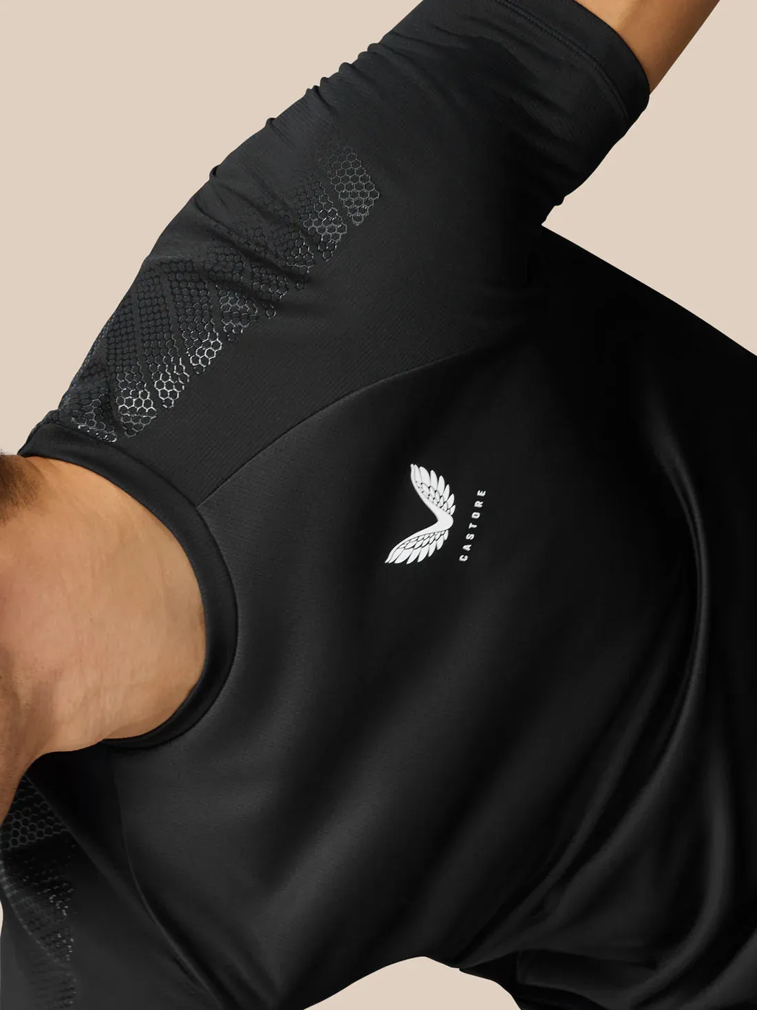 Castore Flow Training Muscle Grip T-shirt  - Black
