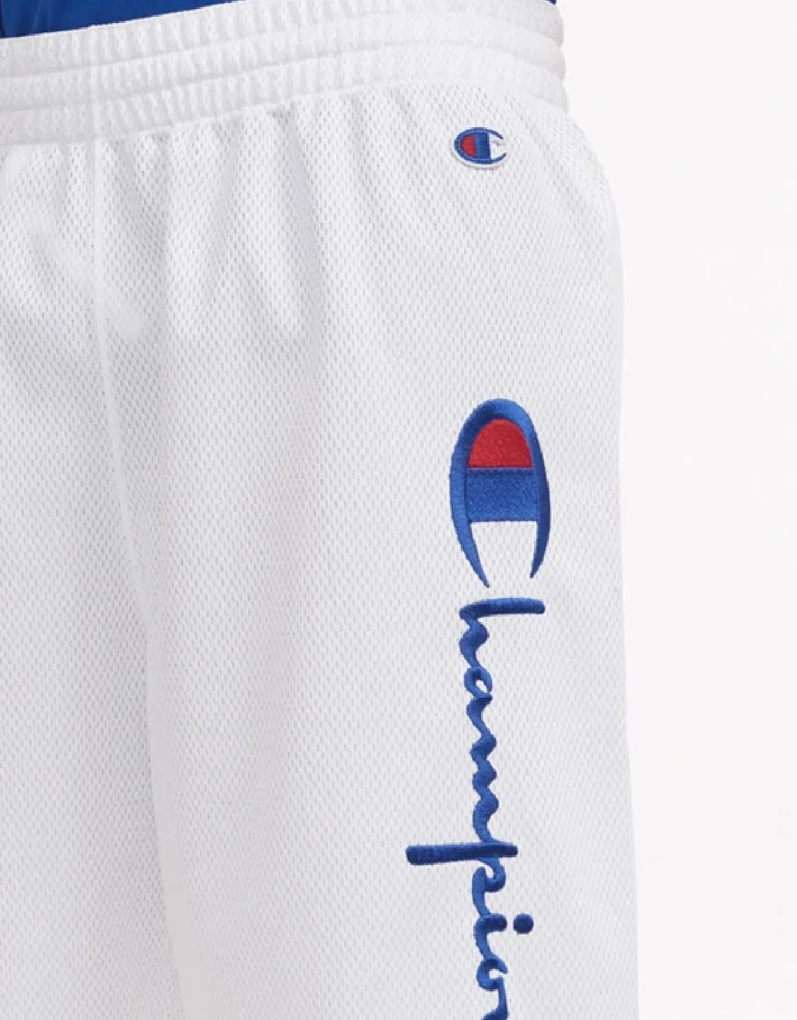 CHAMPION EUROPE BASKETBALL MESH SCRIPT LOGO SHORTS WHITE