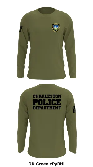 Charleston PD Store 1 Core Men's LS Performance Tee - zPyRHl