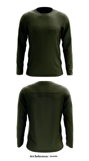 Charlie company 44th IBCT Store 1  Core Men's LS Performance Tee - GehwBb