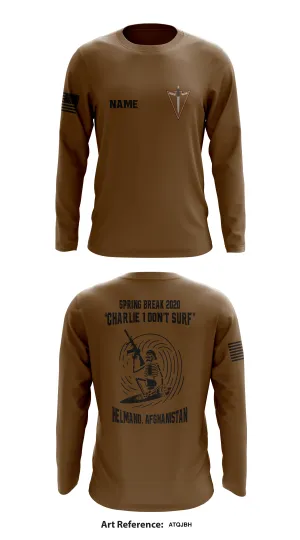 Charlie Troop, 3-71 CAV Store 1 Core Men's LS Performance Tee - AtqJBH
