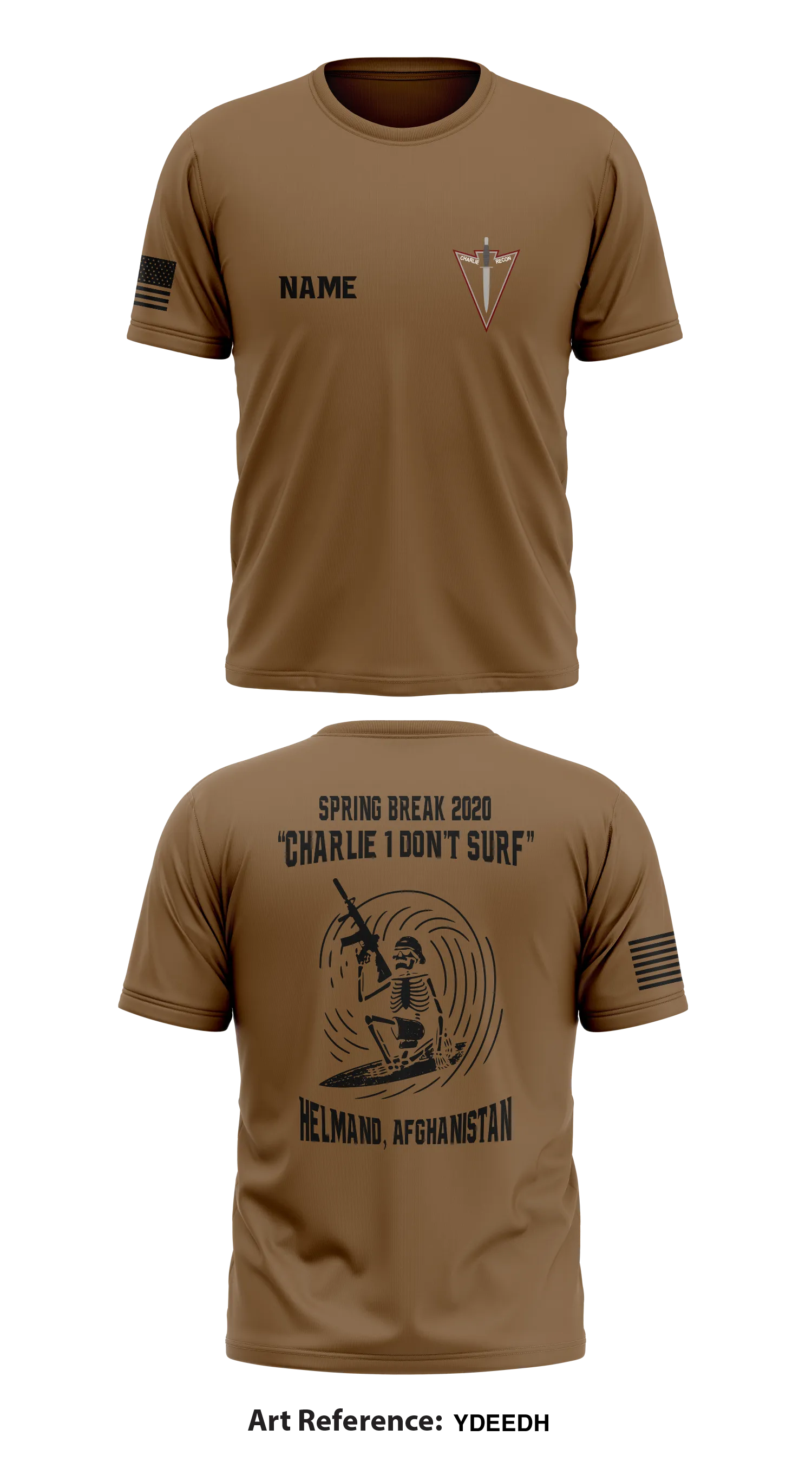 Charlie Troop, 3-71 CAV Store 1 Core Men's SS Performance Tee - ydEeDH