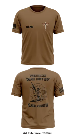 Charlie Troop, 3-71 CAV Store 1 Core Men's SS Performance Tee - ydEeDH