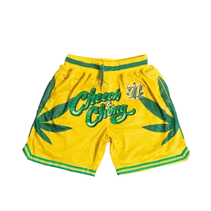 CHEECH & CHONG BASKETBALL SHORTS GREEN