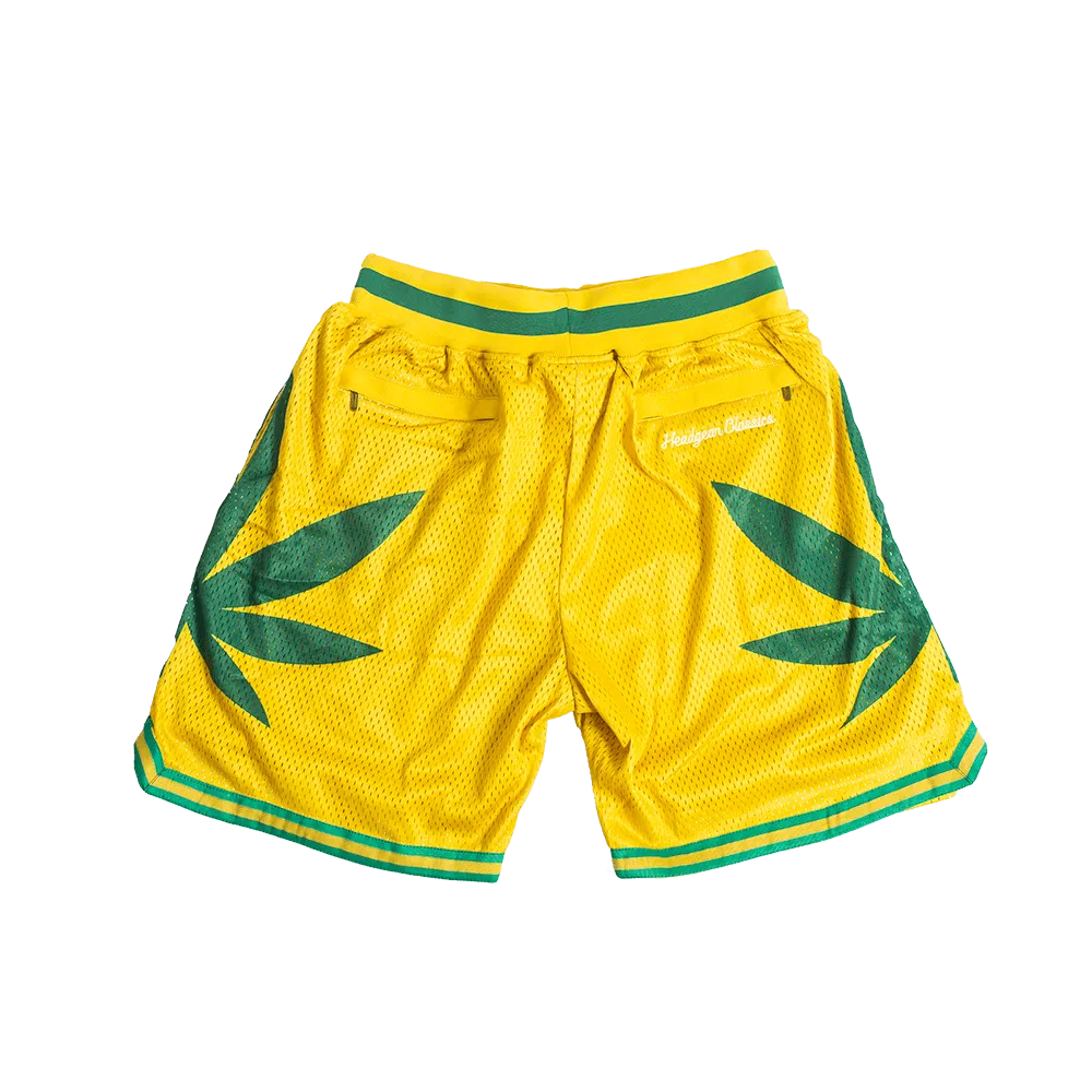 CHEECH & CHONG BASKETBALL SHORTS GREEN