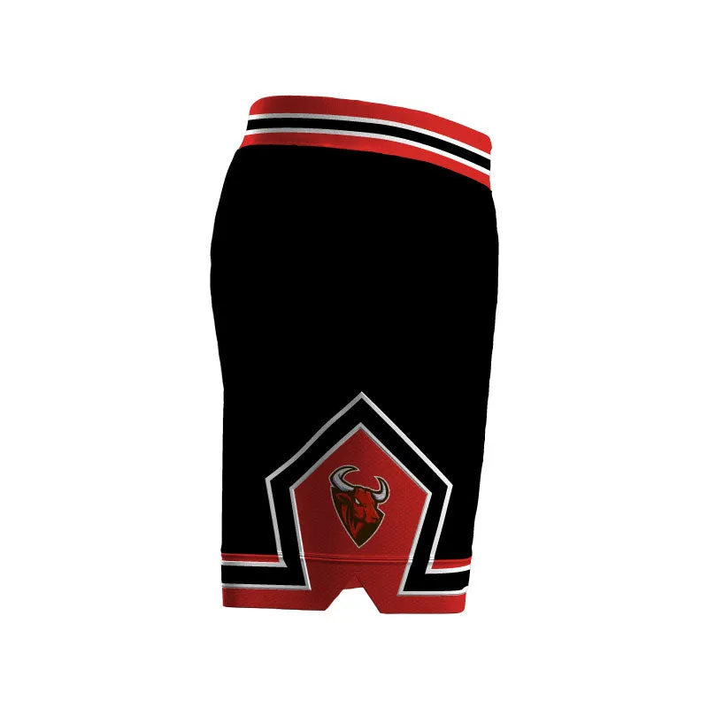 Chicago Deluxe Core Black Basketball Shorts Pockets Plus Lining Design Your Own Custom