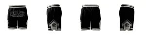 Chicago Deluxe Core Black Basketball Shorts Pockets Plus Lining Design Your Own Custom