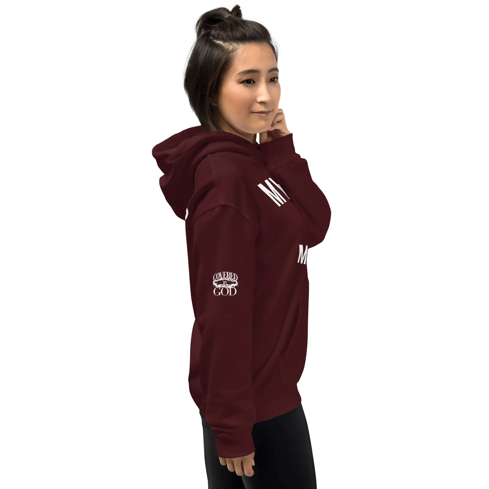 Classic My God Vs My Enemies Burgundy Hoodie