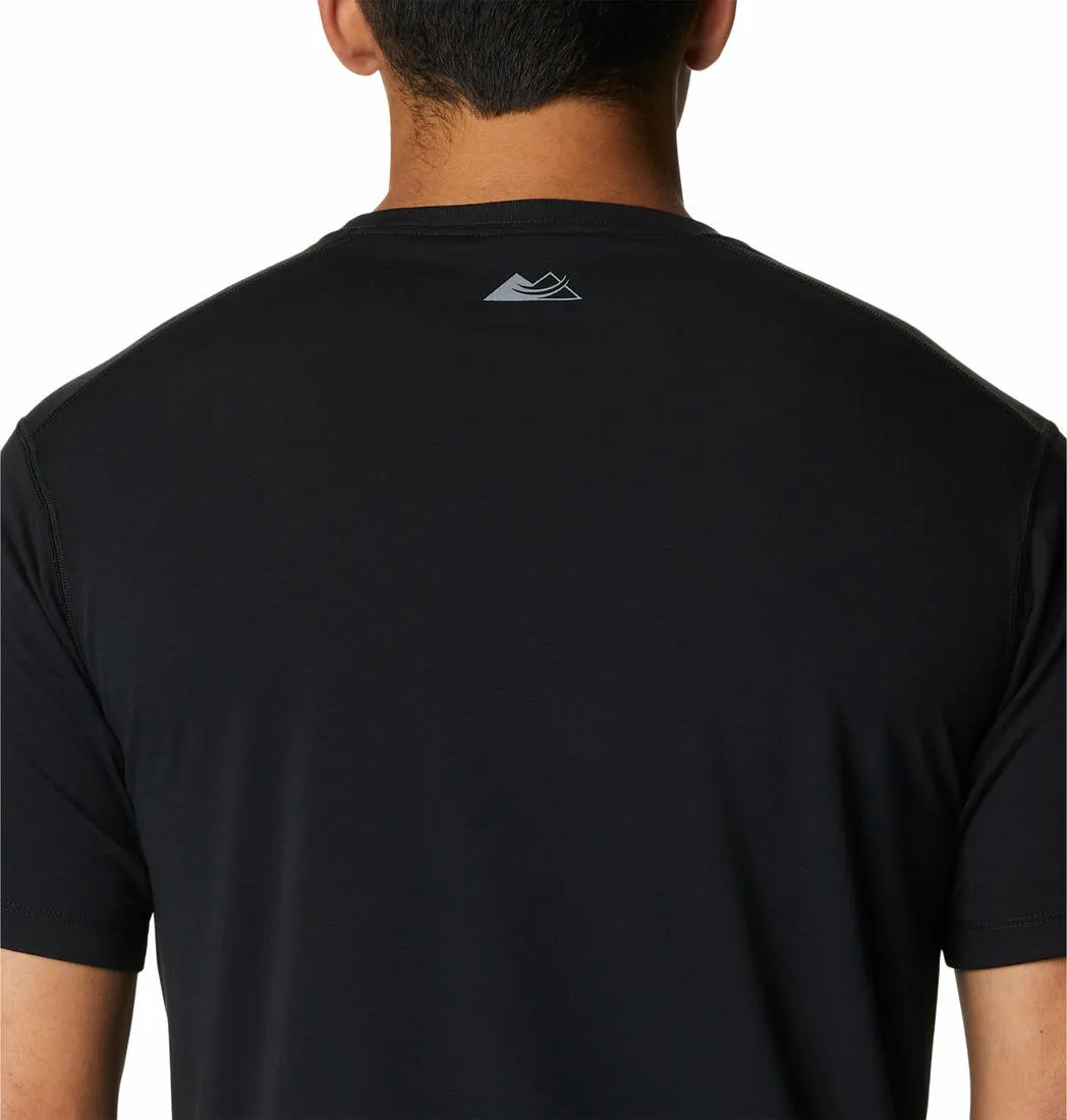 Columbia Mens Black M Endless Trail Running Tech Tshirt