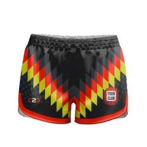 Commander SlimFit HP Ladies Girls High Thigh Curve Shorts Design Your Own Custom