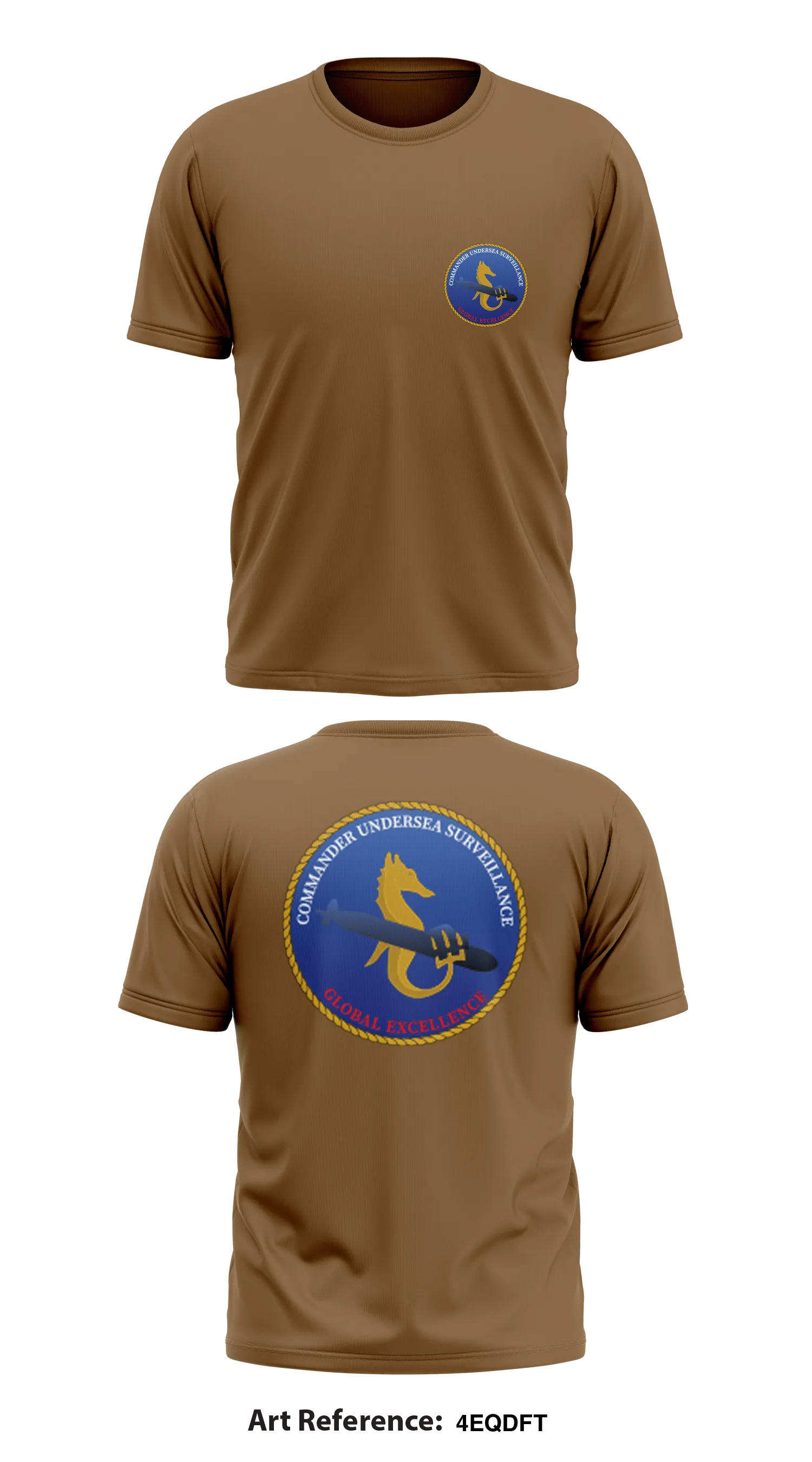 Commander Undersea Surveillance  Store 1 Core Men's SS Performance Tee - 4eqdft
