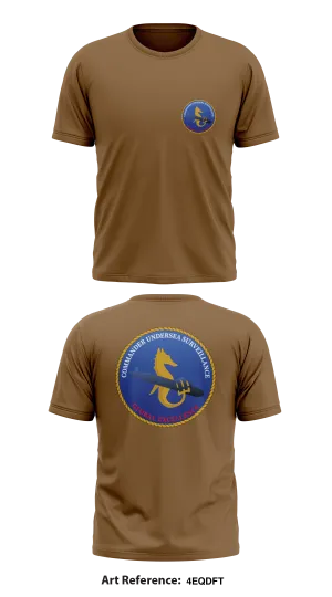 Commander Undersea Surveillance  Store 1 Core Men's SS Performance Tee - 4eqdft
