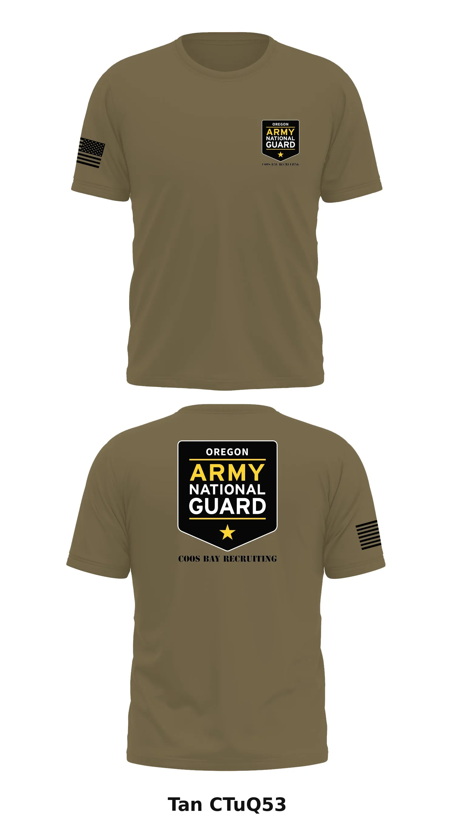 Coos Bay Recruiting Store 1 Core Men's SS Performance Tee - CTuQ53