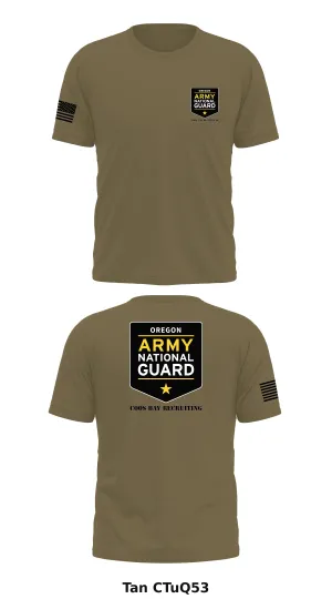 Coos Bay Recruiting Store 1 Core Men's SS Performance Tee - CTuQ53