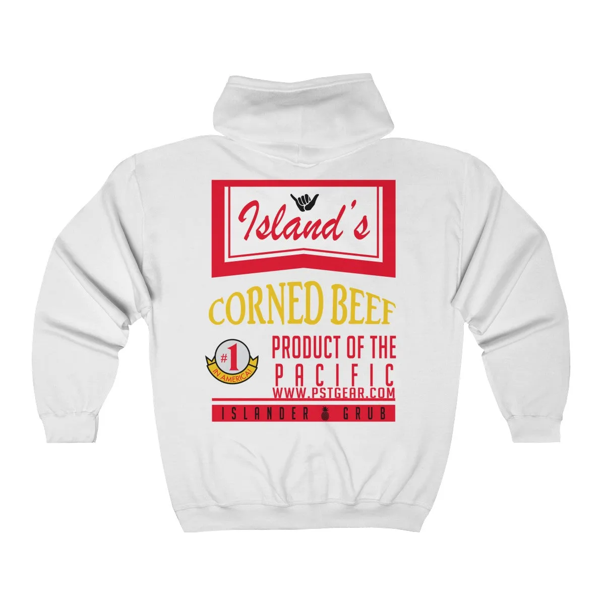 Corned Beef Key Unisex Heavy Blend™ Full Zip Hooded Sweatshirt