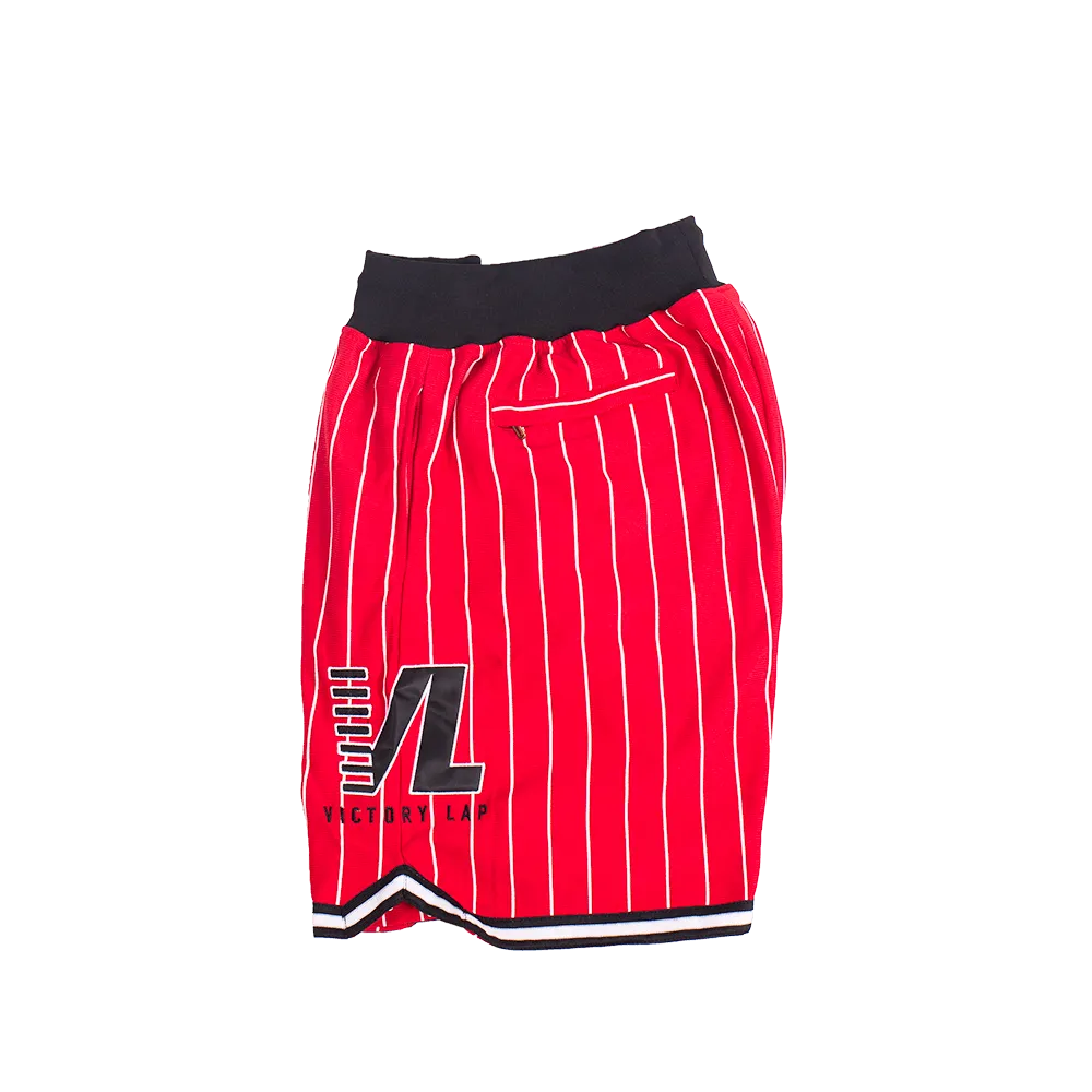 CRENSHAW PINSTRIPE BASKETBALL SHORTS