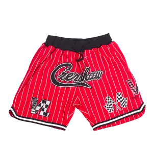 CRENSHAW PINSTRIPE BASKETBALL SHORTS