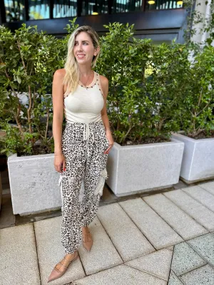 Crochet Pocket Jogger Pant